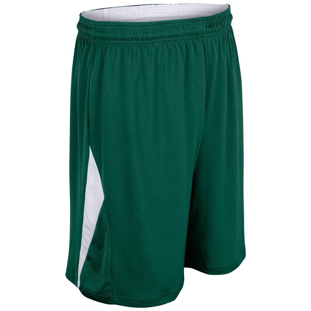 CHAMPRO Reversible Basketball Shorts For Youth - Moisture Wicking 7-Inch Inseam