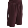thumbnail image 1 of Champro Pivot Reversible Basketball Short Maroon and White, 1 of 2