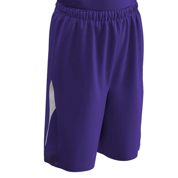 Champro Pivot Reversible Basketball Short Purple and White