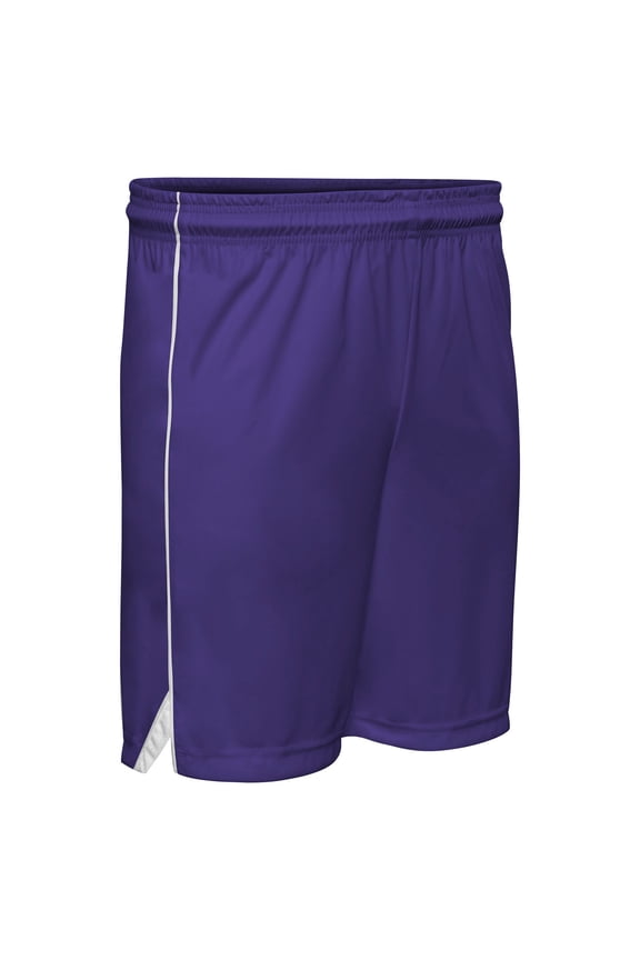 Prime Basketball Short Purple w/ White Trim