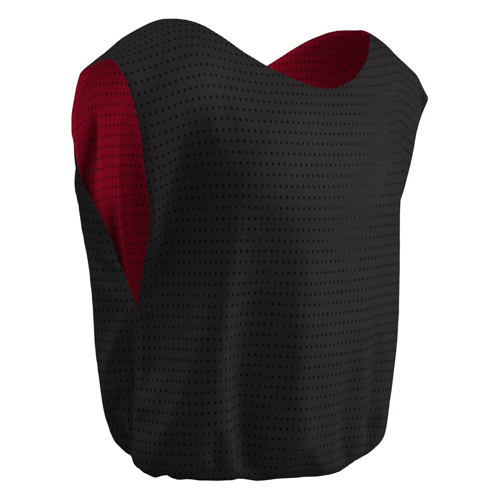 Champro Reversible Scrimmage Vest Intermediate Scarlet and Black