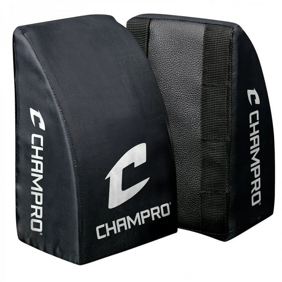 Champro Sport Knee Relievers For Youth Catchers, Black
