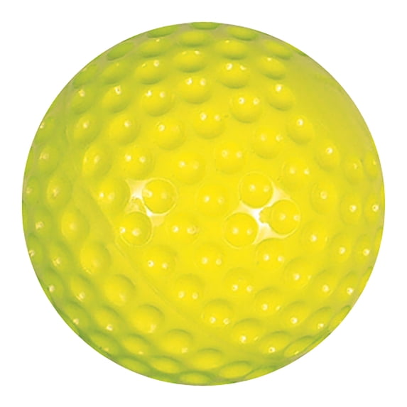 Champro Sports 12" Dimple Molded Softballs, Optic Yellow, 12 Pack
