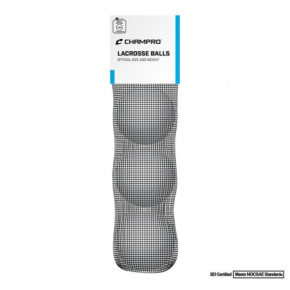 Champro Sports 3 Pack NOCSAE Lacrosse Balls White