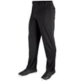 thumbnail image 1 of MVP Open Bottom Relaxed Fit Baseball Pants, Adult 2X-Large, Black, 1 of 2