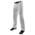 thumbnail image 1 of Champro Sports Adult Open Bottom Relaxed Fit Baseball Pant Grey 3XL, 1 of 5