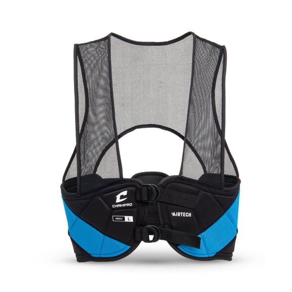 Champro Sports Air Tech Padded Football Rib Vest, Youth Small