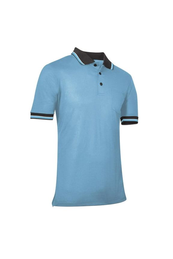 Sports Baseball/Softball Umpire Polo Shirt, Medium, Light Blue