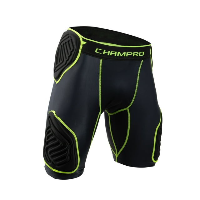 Champro Sports Bull Rush 5Pad Football Girdle, Compression Fit