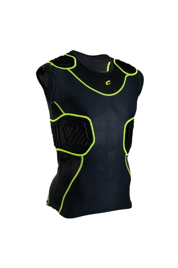 Sports Bull Rush Football Sleeveless Padded Compression Shirt