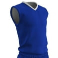 thumbnail image 1 of Champro Sports Clutch Reversible Basketball Jersey, Youth Large, Royal and White, 1 of 2