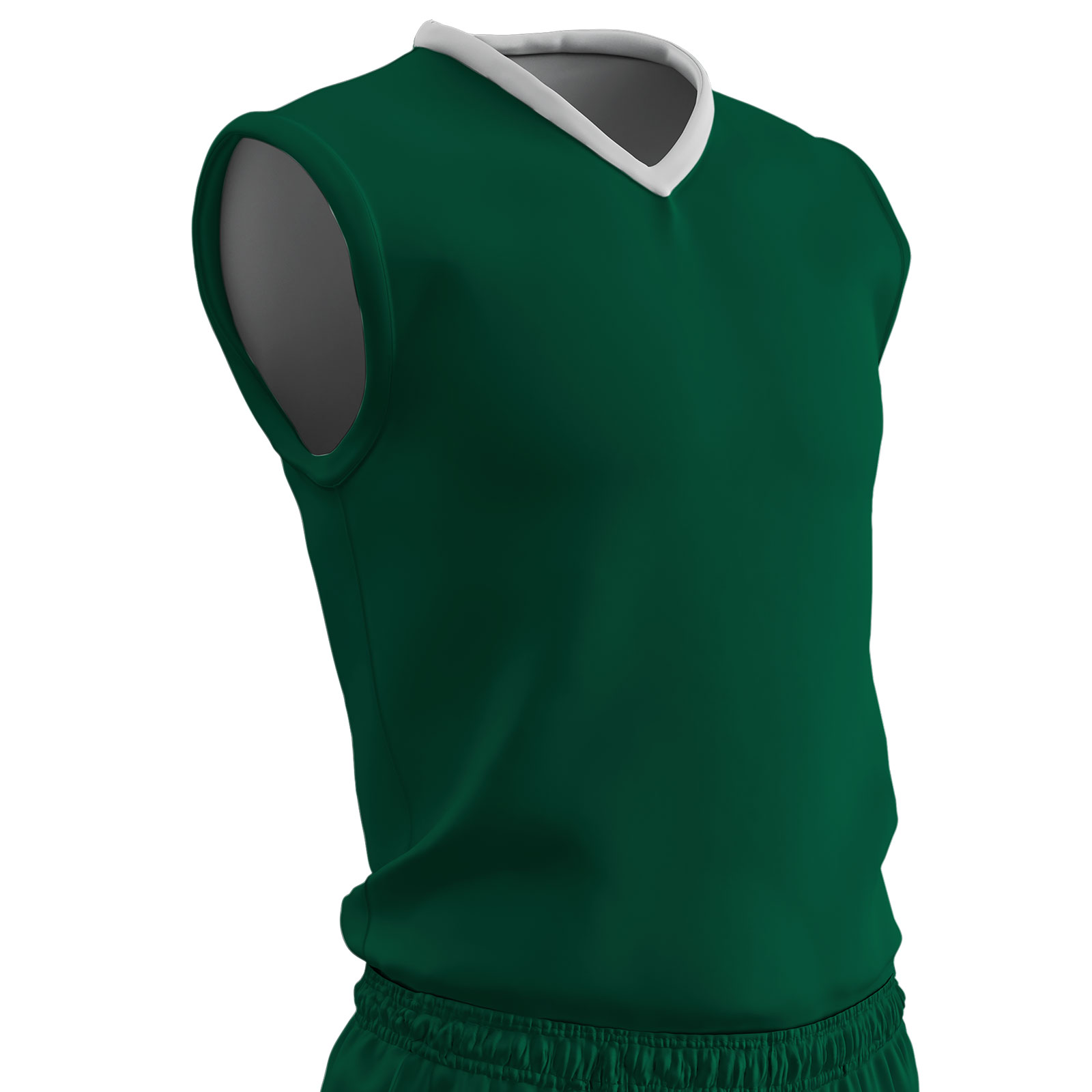 Champro Clutch - Maglia Da Basket Reversibile Bambini E Adulti - Dri-Gear Traspirante - Un Lato Colore E Un Lato Bianco