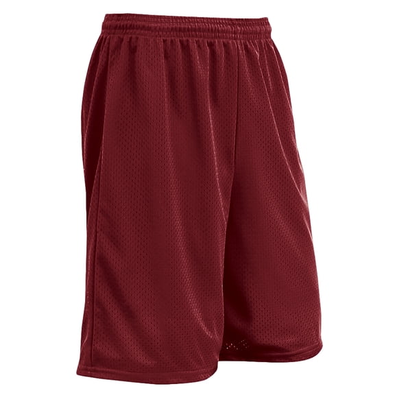 Champro Sports Diesel 9" Inseam Basketball/Athletic Shorts, Adult Small, Cardinal Red