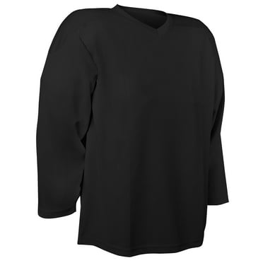 Champro Sports Faceoff Hockey Jersey, Adult 2X-Large, Black