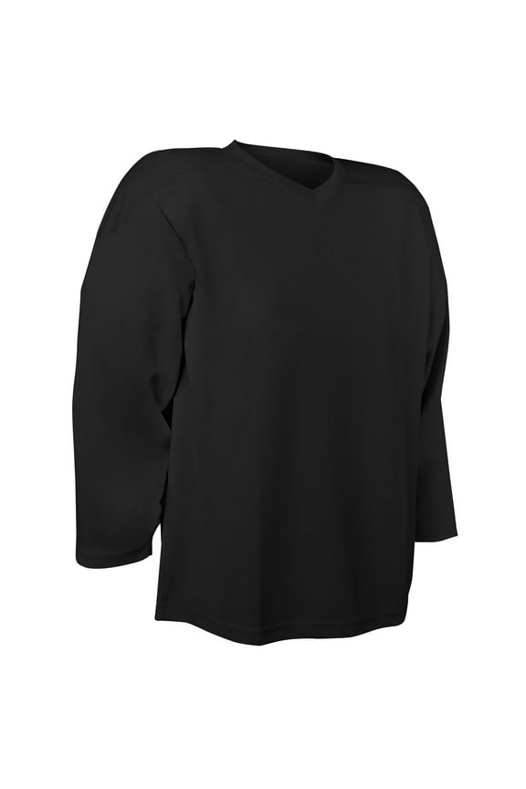 Sports Faceoff Hockey Jersey, Adult Medium, Black