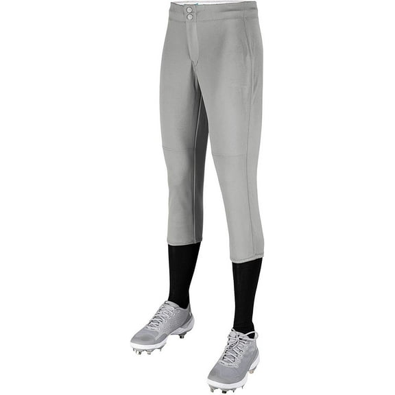 Champro Sports Fireball Womens Fastpitch Softball Knickers W/ Reinforced Double-Ply Knee Gray, Medium
