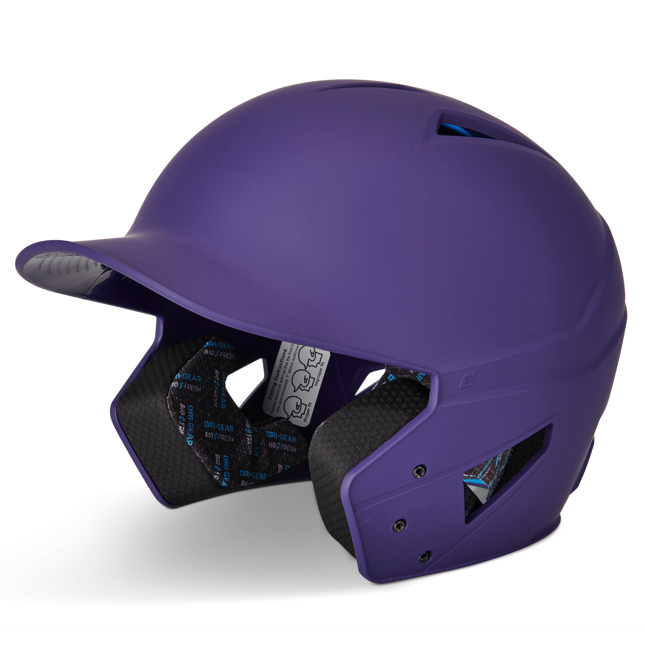 Champro Sports HX Gamer Baseball Batting Helmet, Medium, Purple