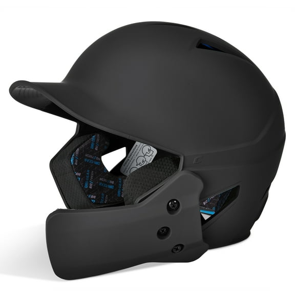 Champro Sports HX Gamer Plus Baseball Batting Helmet, Medium, Black