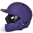 thumbnail image 1 of Champro Sports HX Gamer Plus Baseball Batting Helmet Universal Jaw Guard Junior Purple, 1 of 7