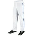 thumbnail image 1 of Champro Sports MVP Open Bottom Baseball Pants with Braid, Youth Large, White with Royal Braid, 1 of 4