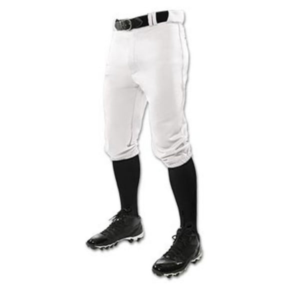 Champro Sports Men's Triple Crown Knicker Baseball Pant White M