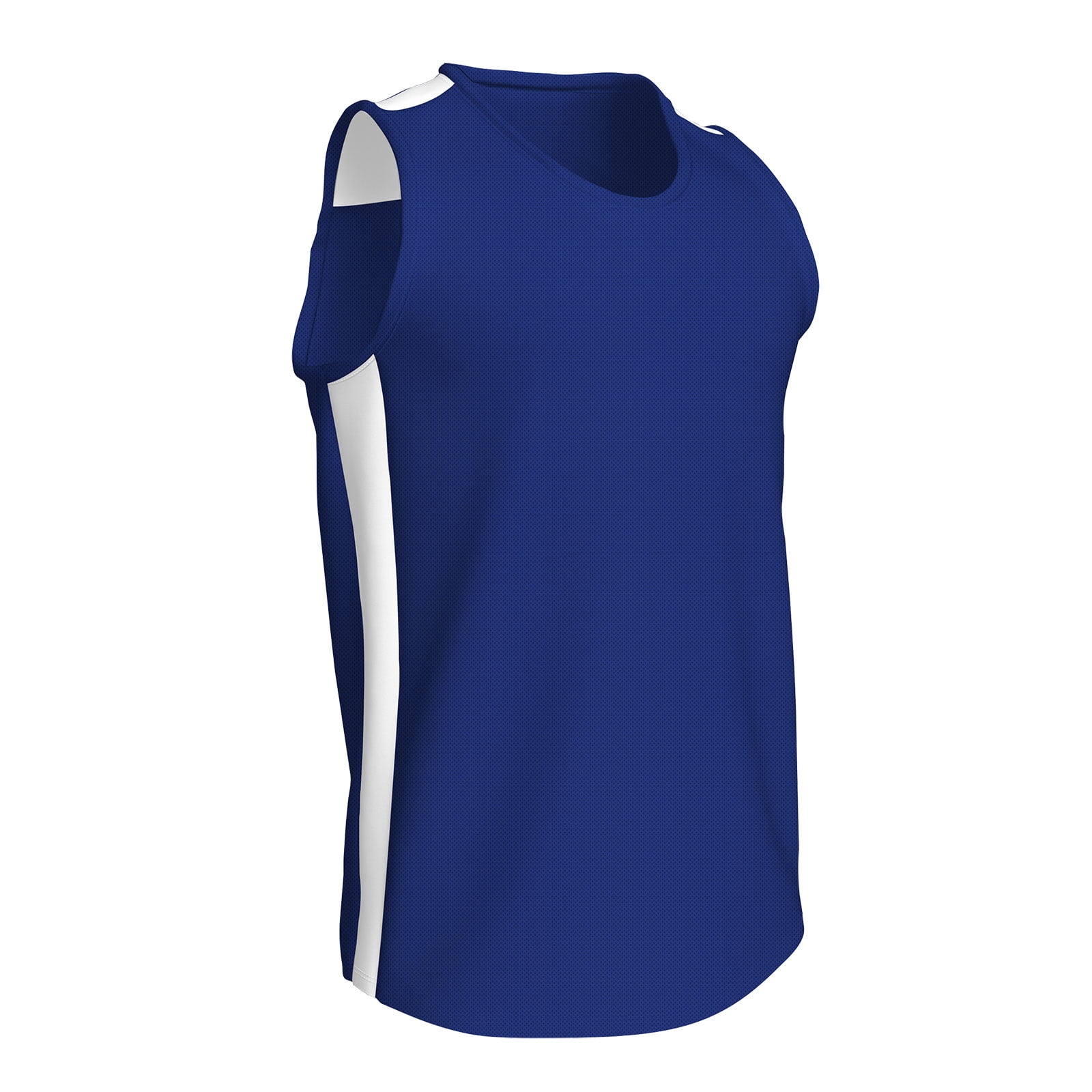 Champro Sports Miler Track Jersey, Men's Large, Royal, White Highlights