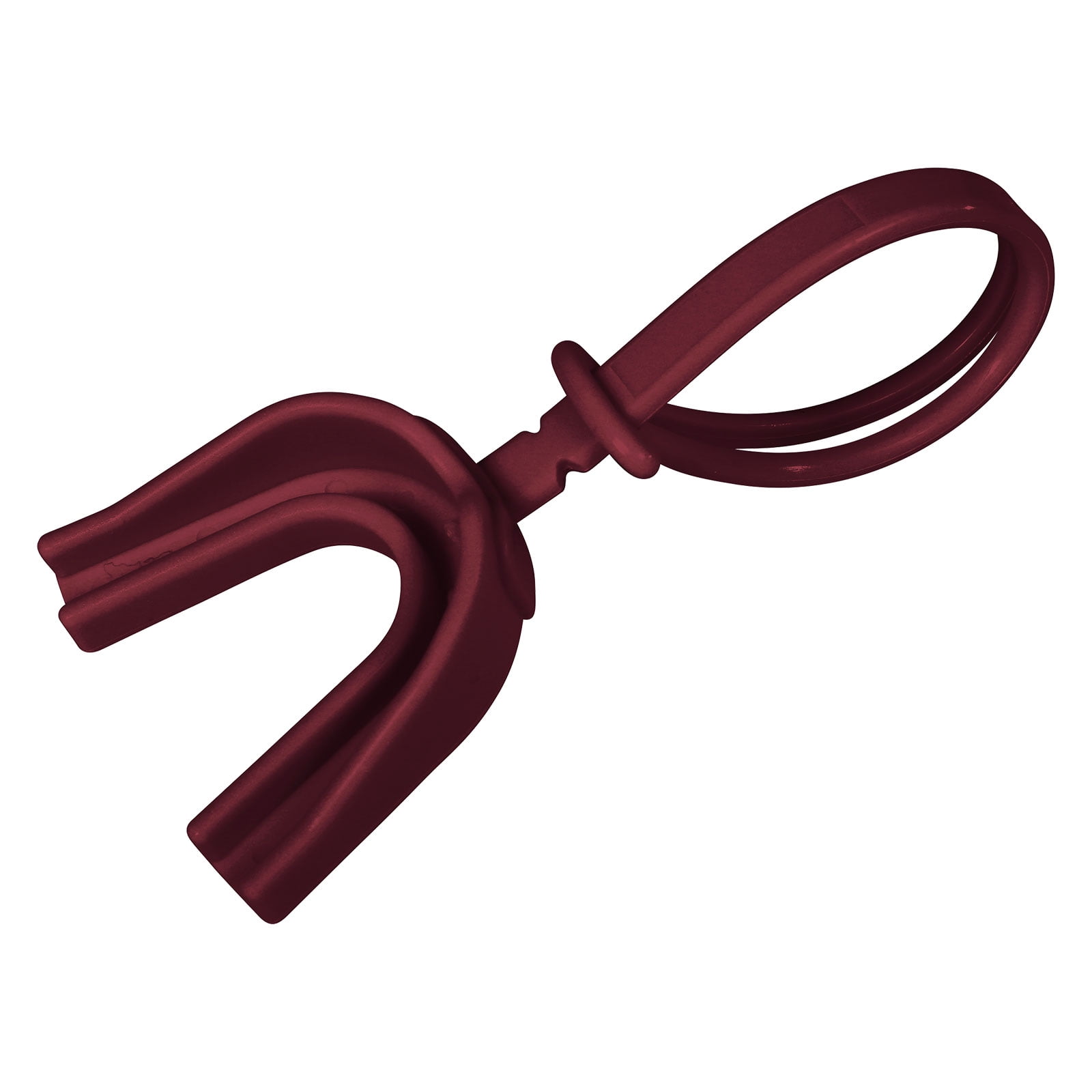 Champro Sports Moldable Football Mouthguard with Strap, Maroon, Youth, 50 Pack