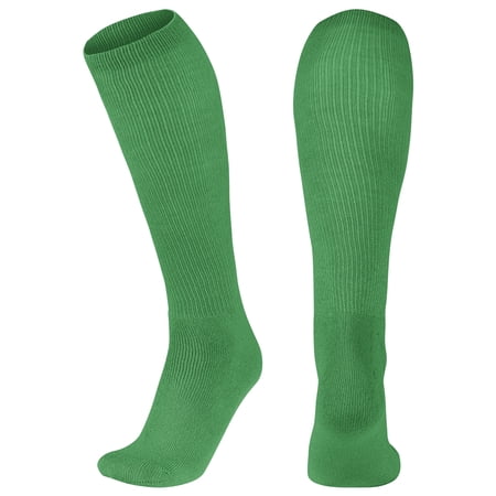 Champro Sports Multi-Sport Athletic Socks, 1 Pair, Large, Kelly Green
