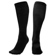 Champro Sports Multi-Sport Athletic Socks, 1 Pair, Medium, Black