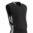 thumbnail image 1 of Champro Sports Muscle Basketball Jersey, Adult 2X-Large, Black with White Highlights, 1 of 2