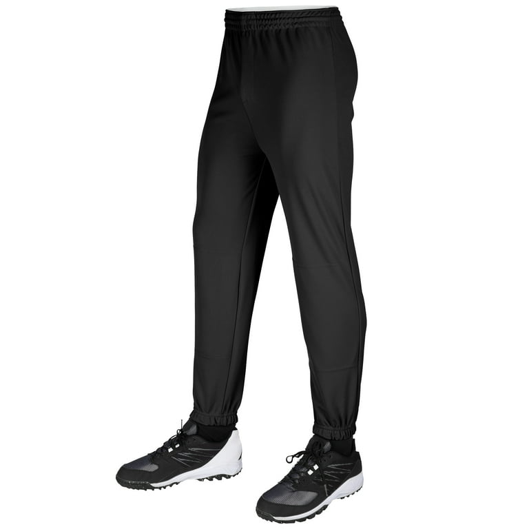 Champro Sports Performer Pull-Up Baseball Pants, Youth 2X-Small, Black