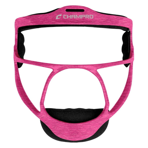 Champro Sports Pro-Elite Grill Defensive Facemask; Heather Pink; Adult