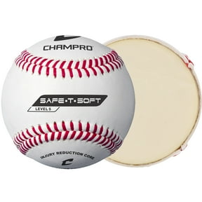 Champro Sports Safe-T-Soft, Level 5 Synthetic Cover Baseballs, 12 Pack
