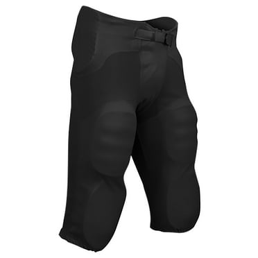 Champro Sports Safety Integrated Football Practice Pants, Adult 2X-Large, Black