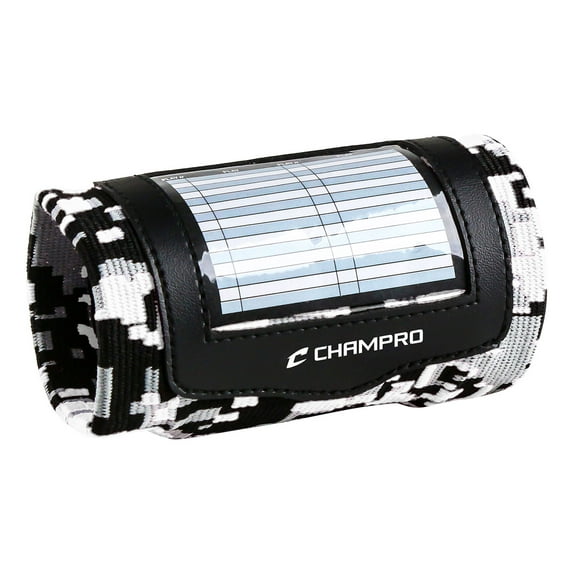 Champro Sports Single Page Playbook Wristband, Adult, Camo White