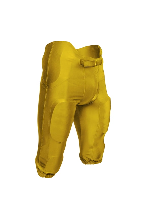 Sports Terminator 2 Integrated Football Game Pants, Adult Small, Gold