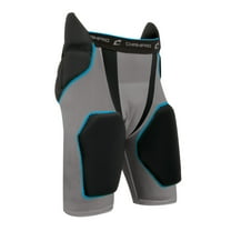 Champro Sports Tri-Flex 5-Pad Integrated Football Girdle, Compression Fit