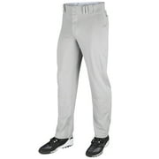 Champro Sports Triple Crown Open Bottom Youth Baseball Pants, Gray, Large