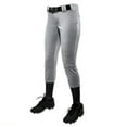 thumbnail image 1 of Champro Sports WOMEN'S Tournament Traditional, Low-Rise Fastpitch Softball Pants (Grey, Women's X-Large), 1 of 2