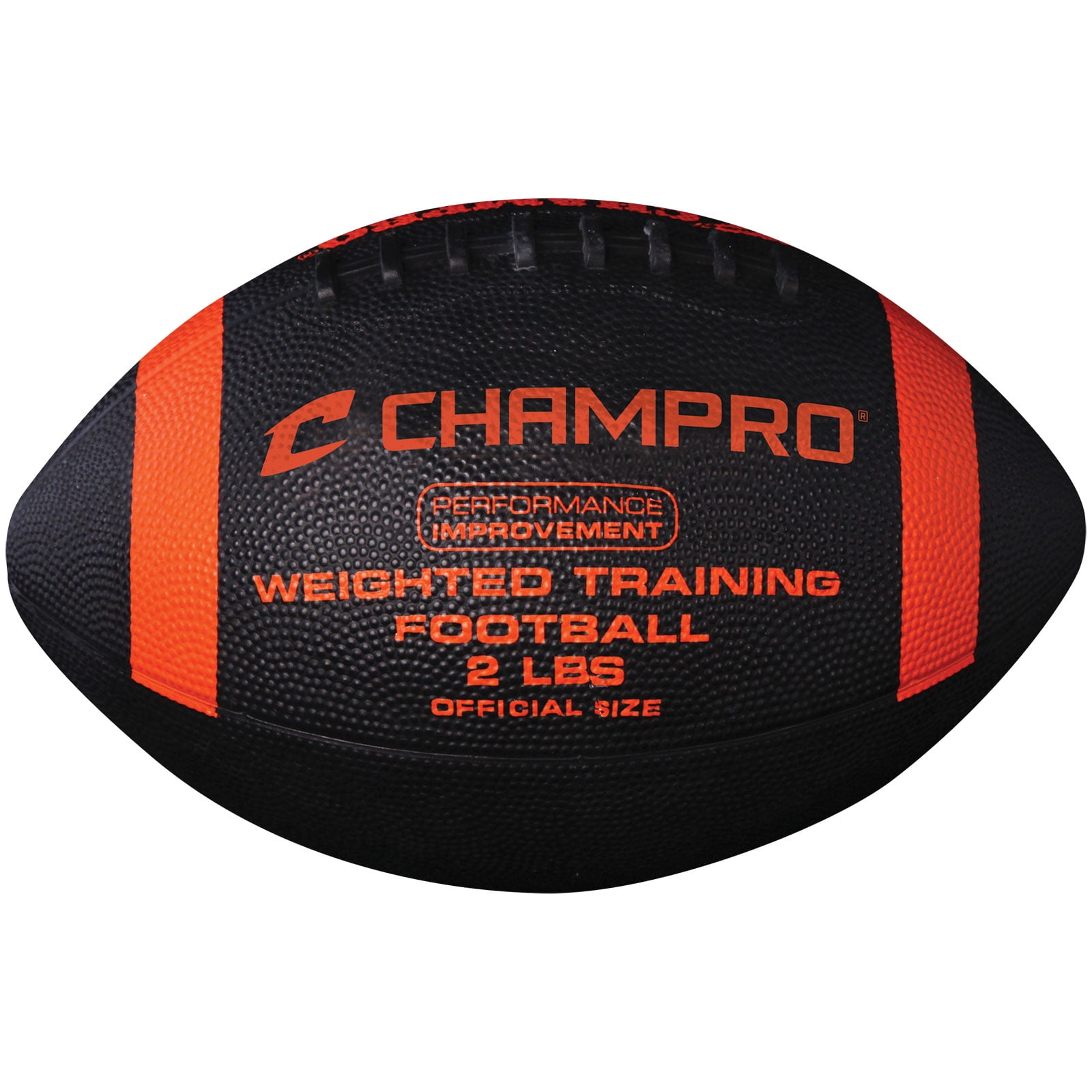 Champro Sports Weighted Rubber Football, Official Size