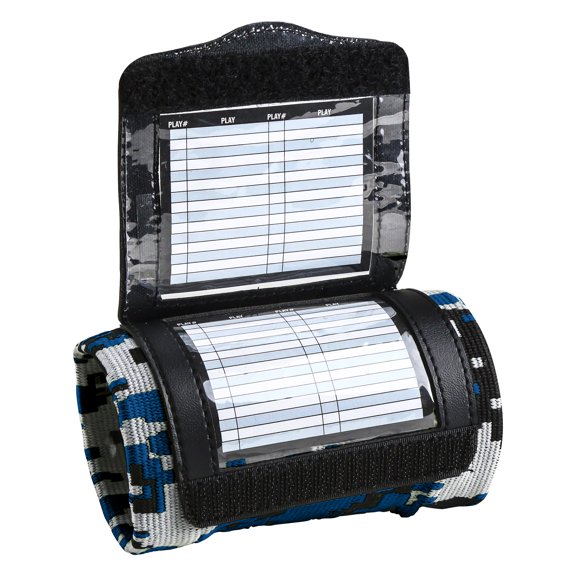 Champro Sports Wristband Triple Playbook, Youth, Camo Navy