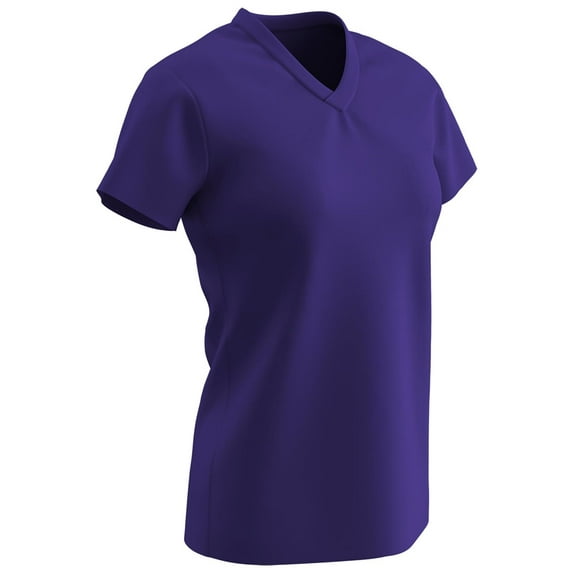 Champro Star V-Neck T-Shirt Women's Purple