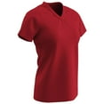 thumbnail image 1 of Champro Star V-Neck T-Shirt Women's Scarlet, 1 of 1