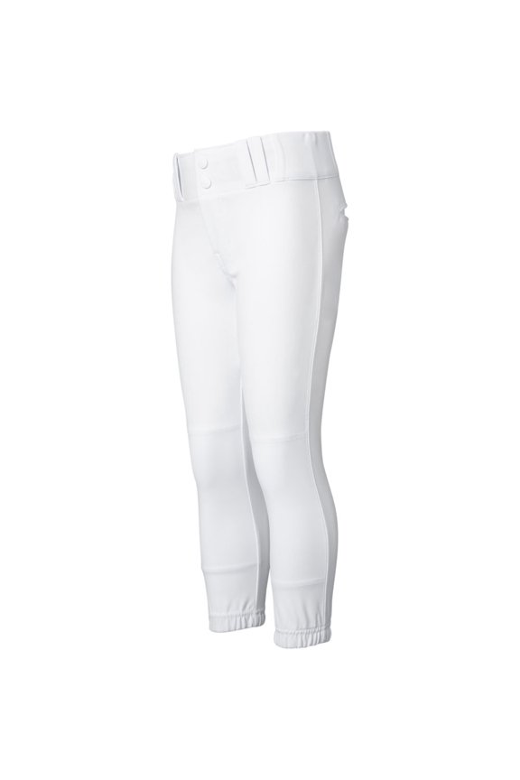 Youth Tournament Low Rise Fastpitch Softball Pant White M