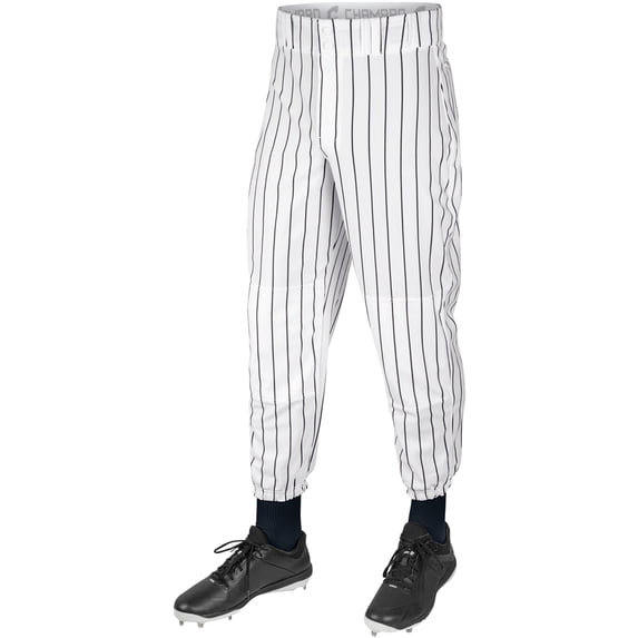 CLOSER pin stripe baseball pant - WHITE,NAVYPIN - S