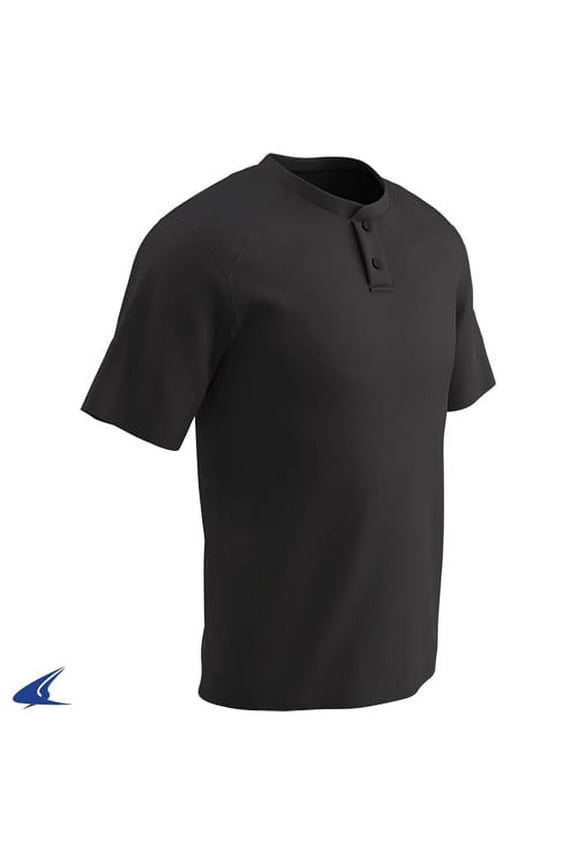 Turn Two Lightweight Baseball/Slowpitch Softball Jersey Black