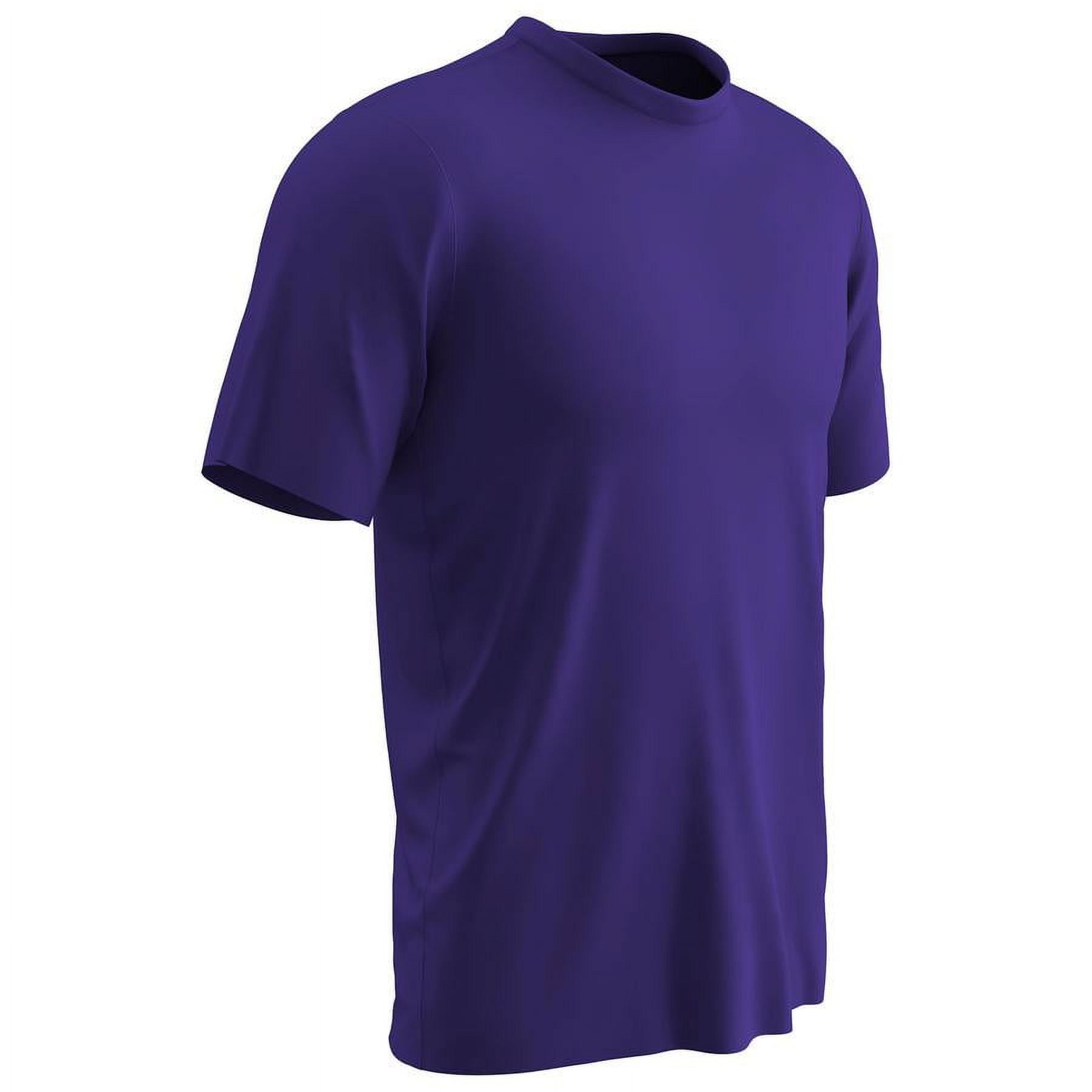 Champro Vision Adult T-Shirt Jersey (Team Colors) Purple, 3XL