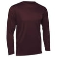 thumbnail image 1 of Champro Vision Long Sleeve T-Shirt Maroon, 1 of 1