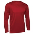 thumbnail image 1 of Champro Vision Long Sleeve T-Shirt Scarlet, 1 of 1