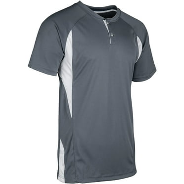 Champro Wild Card 2-Button Baseball Jersey Graphite White Highlights